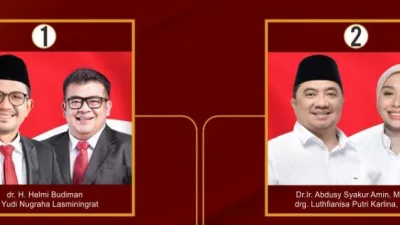 Survei LSI: Elektabilitas Helmi Budiman-Yudi Nugraha Lasminingrat Ungguli Abdusy Syakur-Putri Karlina di Pilkada Garut 2024