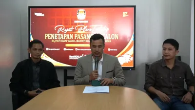 KPU Garut Tetapkan Dua Pasangan Calon di Pilkada 2024