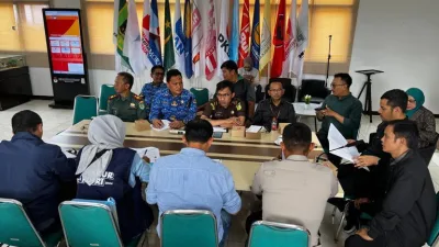 KPU Garut Gelar Rapat, Bahas Zona Kampanye dan Jadwal Debat Pilkada 2024