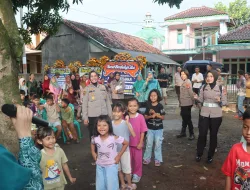 Polres Garut Hadirkan Tim Trauma Healing, Kembalikan Keceriaan Anak Cibalong