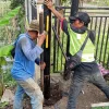 Warga Desa Cangkuang Soroti Pemasangan Tiang Utilitas Milik FiberStar 