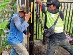 Warga Desa Cangkuang Soroti Pemasangan Tiang Utilitas Milik FiberStar 