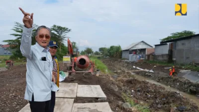 Amankan Pasokan Air Pertanian, Kementrian Pekerjaan Umum Kembalikan Fungsi Irigasi Cikeusik di Cirebon dan Kuningan