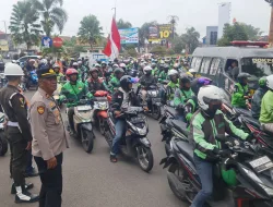 Aksi Ribuan Driver Online di Garut, Polisi Justru Lakukan Tindakan Mengejutkan