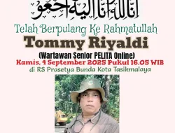 Wartawan Senior Pelita, Tommy Riyaldi, Mantan Keluarga FAKTA GRUP, Tutup Usia