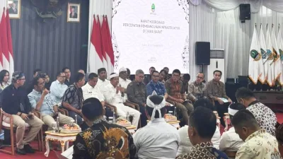Bupati Garut Dorong Flyover Kadungora hingga Revitalisasi Pasar di Rakor Infrastruktur Jabar